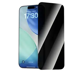 Devia Van Series Privacy černý rámeček / Ochranné sklo / Apple iPhone 17 / anti-spy