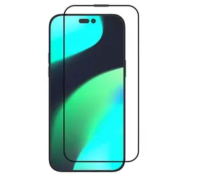Devia Star Series černý rámeček / Ochranné sklo / iPhone 14 Pro Max / Tvrzené sklo