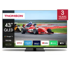 43" Thomson 43QG7C14 / QLED televize / 4K / Google TV / 144 Hz / 4x HDMI / 3x USB