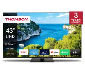 43" Thomson 43UG5C14 / Televize / 4K UHD / Google TV / Direct LED