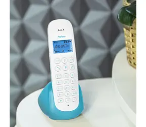 Profoon PDX300BW modrá / DECT telefon / 1 sluchátko / podsvícený displej / handsfree
