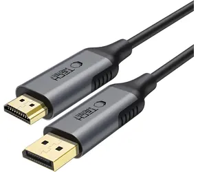 Tech-Protect DisplayPort - HDMI černá / Kabel / DisplayPort - HDMI / 2 m