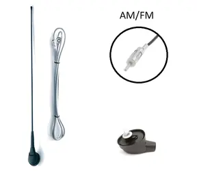 Calearo AM/FM anténa přední sklopná / Anténa / pasivní / DIN / 41 cm