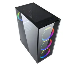 Gembird Fornax 1500RGB / Herní počítačová skříň / RGB podsvícení