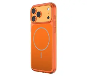 Comma Crystal Shield Magnetic Case průhledná oranžová / Kryt pro Apple iPhone 17 Pro / magnetický / průhledný