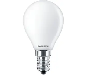 Philips CorePro LEDLuster P45 E14 6,5W / LED žárovka / 806lm / 2700K / matná