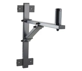 Nástěnný držák reproduktoru / Držák reproduktoru / ocelový / nosnost 50 kg / hrdlo 35/37 mm
