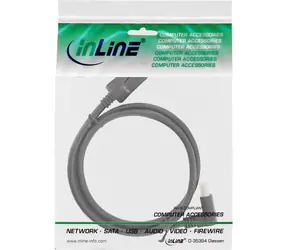 InLine DisplayPort kabel úhlový dolů černá / DisplayPort kabel / 8K UHD-2 / 120 Hz / 2 m
