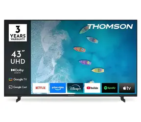 43" Thomson 43UG4S15 černá / Televize / 4K UHD / LED / Google TV