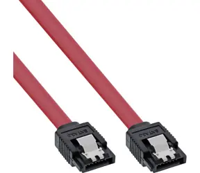 InLine SATA III kabel červená / SATA kabel / 6 Gbit/s / 0,5 m