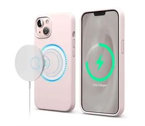 Elago Silicone Case Lovely Pink / Silikonový kryt / Apple iPhone 13 / MagSafe