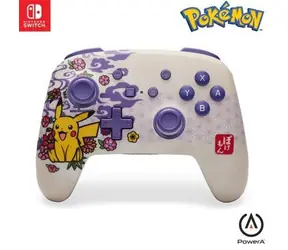 PowerA Vylepšený bezdrátový ovladač Pokémon Pikachu Blossom / Bezdrátový ovladač pro Nintendo Switch