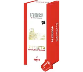 Cremesso Edizione Italiana Ristretto 16 ks / Kapslová káva / Intenzita 5/5 / Bez hliníku
