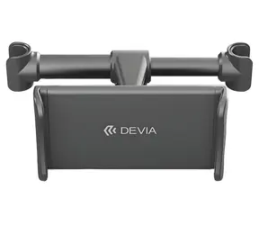 Devia Magic Clip černá / Držák tabletu do auta / magnetický / na opěrku předního sedadla
