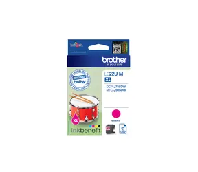 Brother LC-22UM Magenta / Inkoustová cartridge / DCP-J785DW, MFC-J985DW / Originální