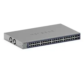 NETGEAR GS752TXUP / Switch / 48x Gigabit RJ-45 / PoE / Šedá