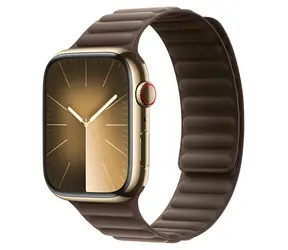 Devia Deluxe Magnetic Fiber taupe / Řemínek / Apple Watch 44/45/46mm / magnetický