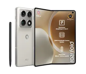 Motorola Razr Fold 16+512GB bílá / Skládací telefon / 8.09" P-OLED / Snapdragon 8 Gen 5 / 6000 mAh / Android 16