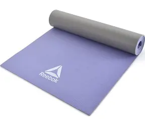 REEBOK Podložka na jógu oboustranná fialová, šedá / Podložka na jógu / Oboustranná