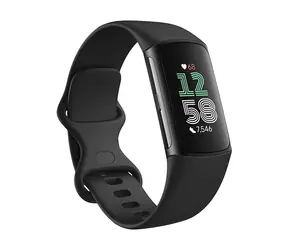 Fitbit Charge 6 černá / Fitness náramek / měřič aktivit / dotykový displej / Bluetooth / Android / iOS
