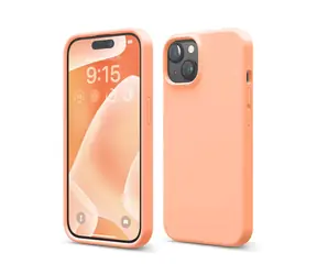 Elago Silicone Case lososová / Silikonový kryt / Apple iPhone 15