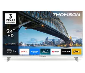 24" Thomson 24HQG3S15CW bílá / Televize / HD / QLED / Google TV / 12V