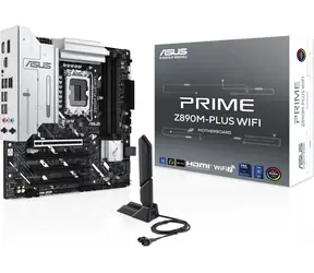 Asus PRIME Z890M-PLUS WIFI / Základní deska / Intel Z890 / LGA1851 / DDR5 / Wi-Fi 7 / 2.5GLAN / mATX