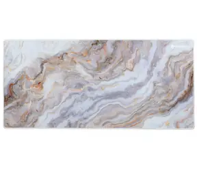 Arozzi Zona XL White Marble / Herní podložka pod myš / 900 x 420 x 4 mm / voděodolná