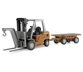 AMEWI Mini vysokozdvižný vozík s přívěsem / RC model / 1:64 / RTR / 2,4 GHz / 8 kanálů