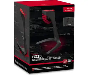 SPEED LINK EXCEDO černá / Stojan na sluchátka / univerzální / neklouzavá základna