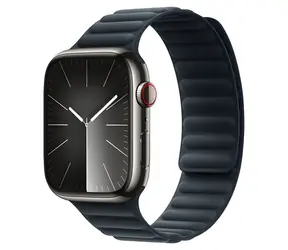 Devia Deluxe Magnetic Fiber Evergreen / Řemínek / Apple Watch 44/45/46 mm / magnetický