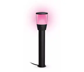 WiZ Elpas venkovní sloupkové LED svítidlo černá / Zahradní svítidlo / RGB / Wi-Fi / 3,6W / 320lm / IP65 / rozšíření