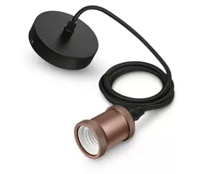 Philips Vintage závěsný kabel E27 rose gold / Závěsný kabel / 2 m / max. 40 W / IP20