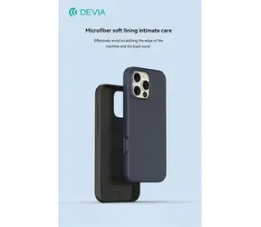 Devia Nature Series černá / Kryt / Apple iPhone 16 Pro Max / Silikonový / Magnetický