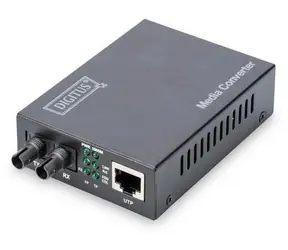 Digitus DN-82110-1 / Mediakonvertor / Gigabit Ethernet / RJ45-ST Multimode / dosah 500 m