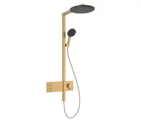 Hansgrohe Raindance Alive S kartáčovaný bronz / Sprchový set s termostatem / průměr 300 mm / 3 proudy