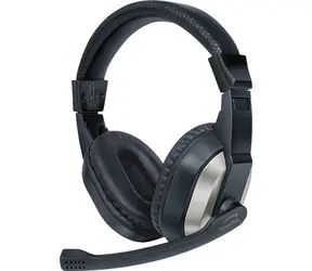 SPEED LINK THEBE Stereo Headset černá / Sluchátka s mikrofonem / Přes hlavu / Sklopný mikrofon / Ovládání na kabelu