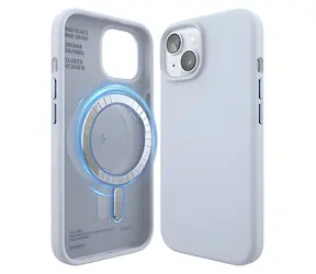 Elago Silicone Case MagSafe pro iPhone 15 světle modrá / Kryt / MagSafe / Silikon