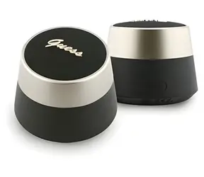 Guess Script Metal Logo černá / Reproduktor / 5W / Bluetooth