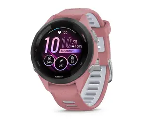 Garmin Forerunner 265S růžová, Whitestone / Chytré hodinky / 1,1" / GPS / BT / Wi-Fi / 5 ATM