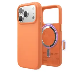 Elago Silicone Case Camera Control oranžová / Silikonový kryt / Apple iPhone 17 Pro / MagSafe