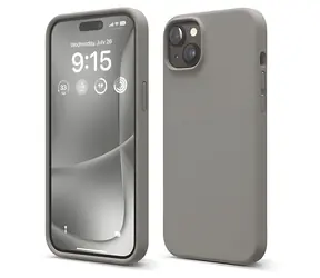 Elago Silicone Case pro Apple iPhone 15 Plus šedá / Silikonový kryt