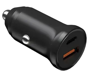 Devia Smart Series mini černá / Nabíječka do auta / 30W / PD