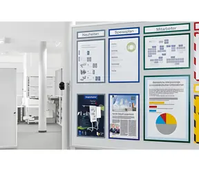 Magnetoplan Magnetofix šedá / Magnetický rámeček / A3 / 5 ks