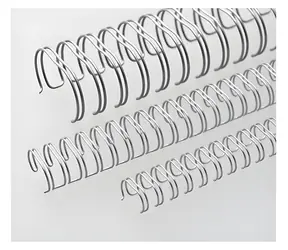 Eurosupplies Kovové hřbety (3:1") 14,3 mm stříbrné / Vázací hřbety / pro 101–120 listů 80 g papíru / 50 ks