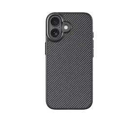 Comma Kevlar Magnetic Shockproof Case iPhone 17 černá / Kryt / Kevlar / magnetický / odolný proti nárazu