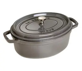 Staub La Cocotte 40500-276-0 šedá / Pekáč / Oval / 27 cm