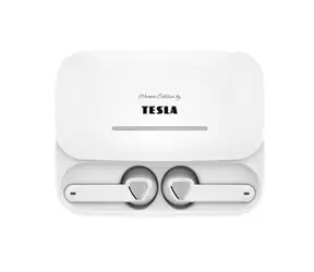 TESLA Sound EB20 Luxury White / Sluchátka / Bluetooth / Do uší