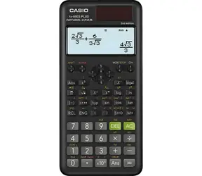 Casio FX 85 ES PLUS 2E černá / Kalkulačka / Vědecká / 252 funkcí / Solární a bateriové napájení