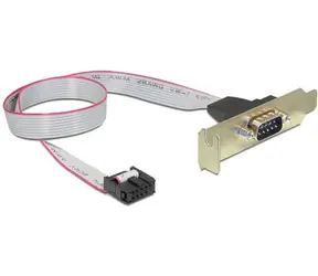Gembird Redukce IDC10 - DB9M do slotu / Redukce / sériový port / 0,4m